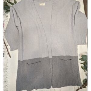 Thread & Supply Cozy Cloud Wrap Cardigan in Gray